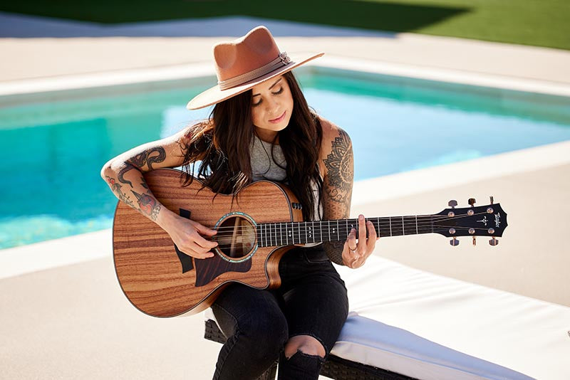 Taylor 700 Series koa launch-era lifestyle photography