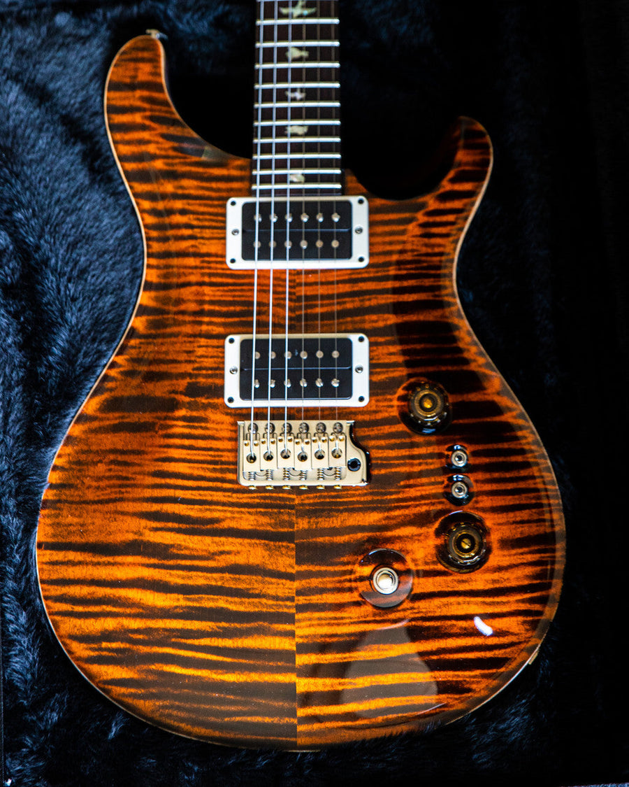 PRS Custom 24 guitar in Orange Tiger finish from the sold archive
