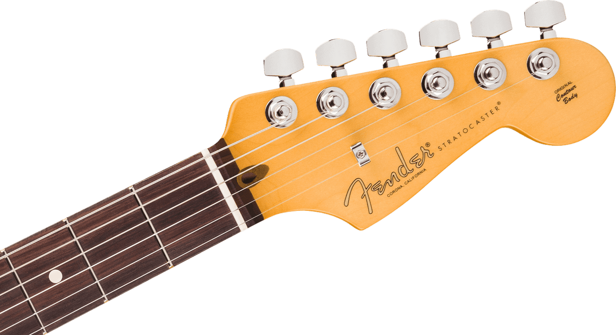Fender American Professional Stratocaster in Olympic White, headstock face