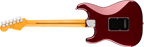Fender American Professional Stratocaster in Oxblood, rear view
