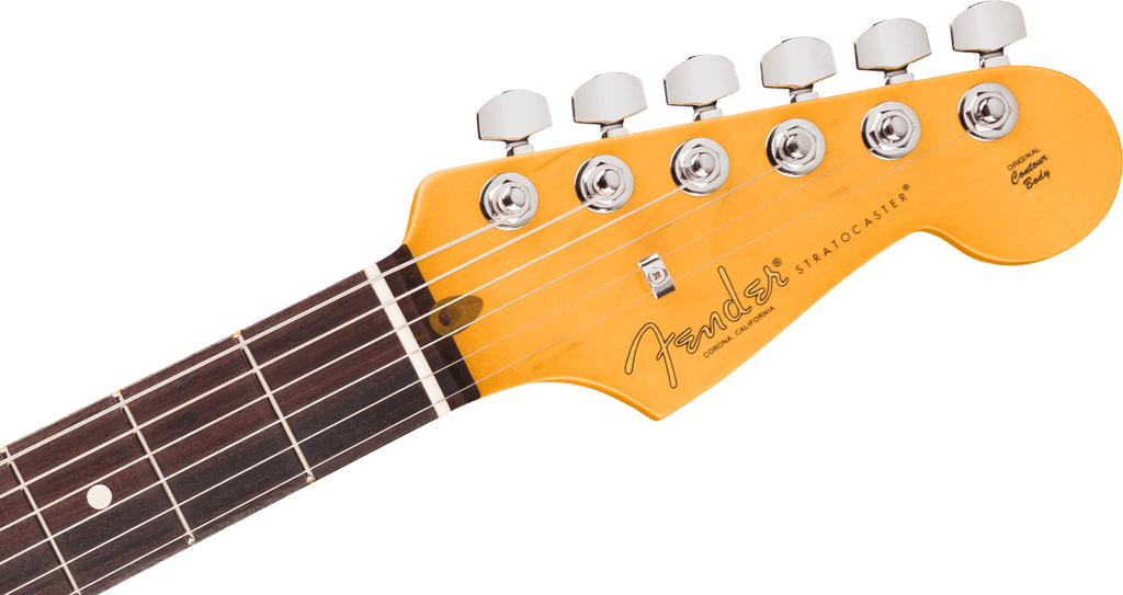 Fender American Professional Stratocaster in Oxblood, headstock face