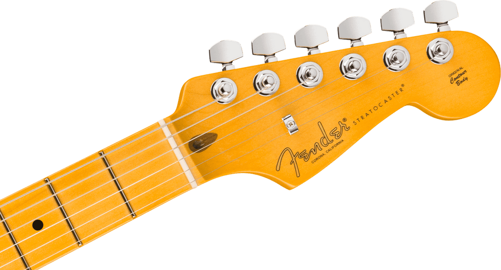 Fender American Professional Stratocaster in Black, headstock face