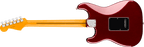 Fender American Professional Stratocaster in Oxblood, rear view