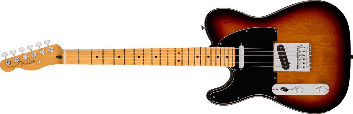 Fender Player II Telecaster  Left-Hand, Maple Fingerboard, 3-Color Sunburst