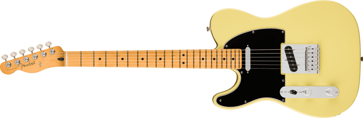 Fender Player II Telecaster  Left-Hand, Maple Fingerboard, Hialeah Yellow