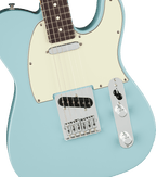 Fender 75th Anniversary Player II Telecaster Daphne Blue — fingerboard detail
