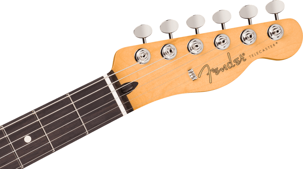 Fender 75th Anniversary Player II Telecaster Daphne Blue — headstock front