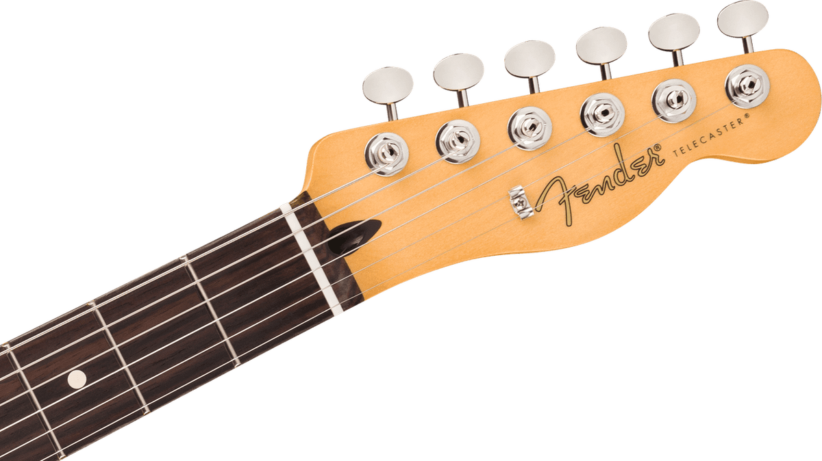 Fender 75th Anniversary Player II Telecaster Seafoam Green — headstock front