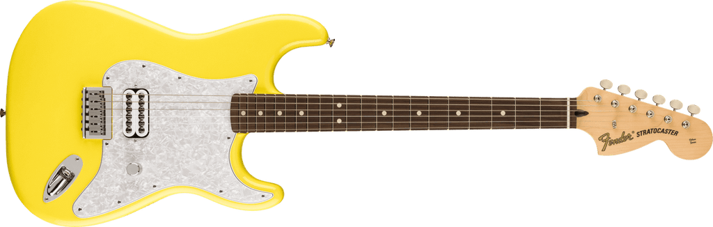 Fender Limited Edition Tom Delonge Stratocaster, Rosewood Fingerboard, Graffiti Yellow