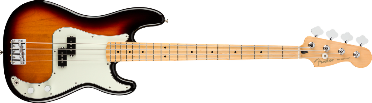 Fender Player Precision Bass, Maple Fingerboard, 3-Color Sunburst