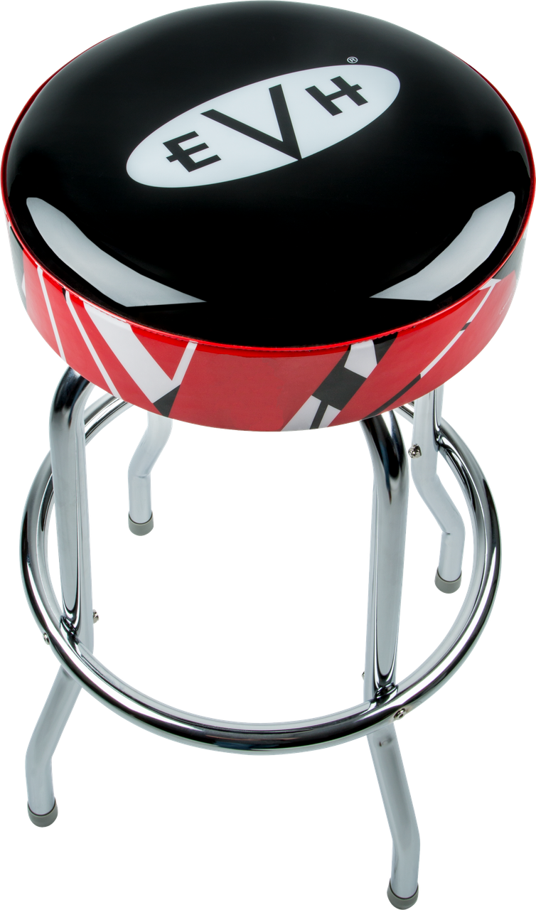 EVH Logo Barstool with Striped Trim, 30