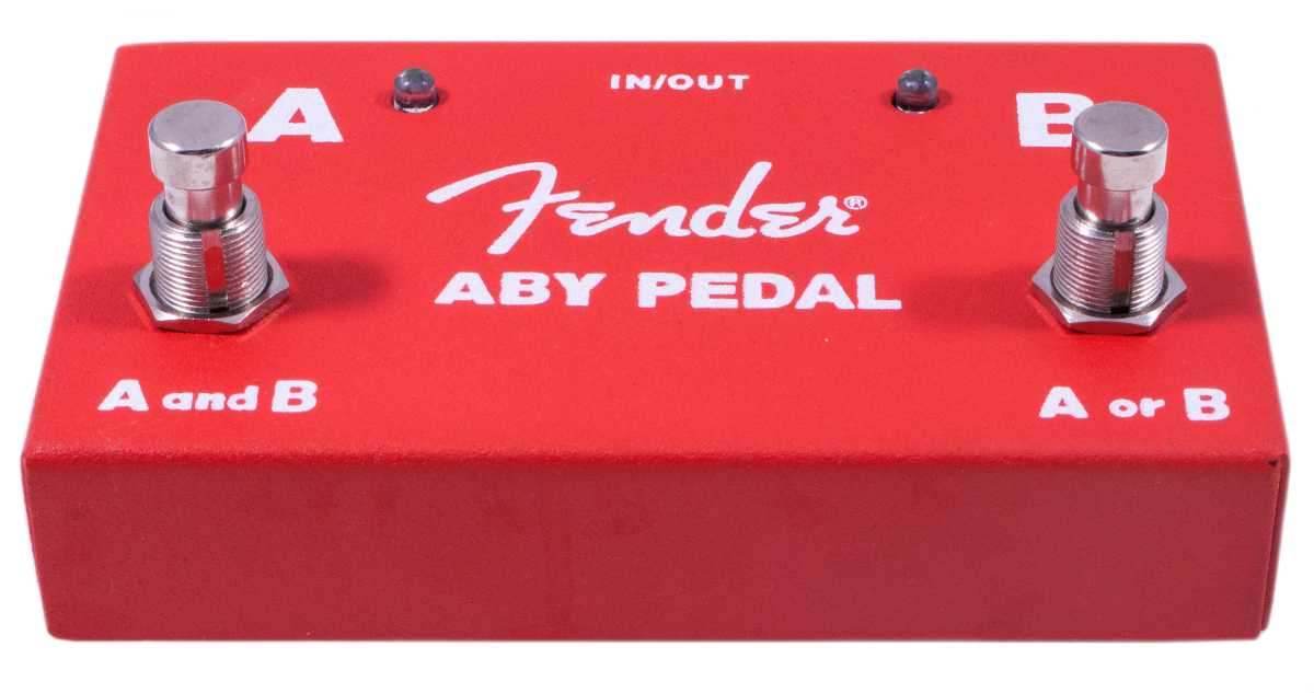 Fender Fender® 2-Switch ABY Pedal, Red