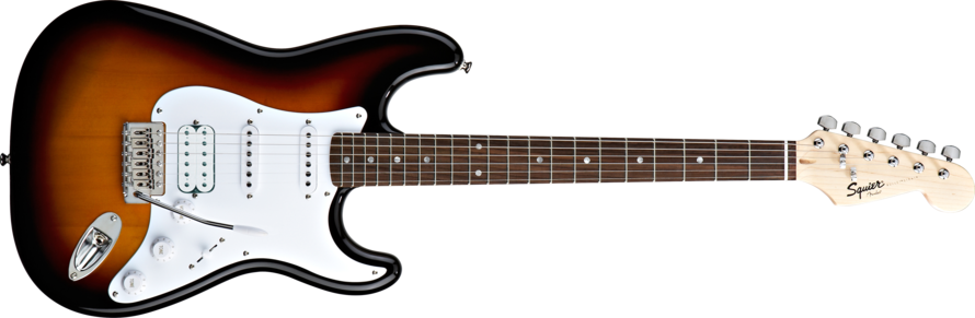 FENDER SQUIER Bullet Strat with Tremolo HSS, Laurel Fingerboard, Brown Sunburst