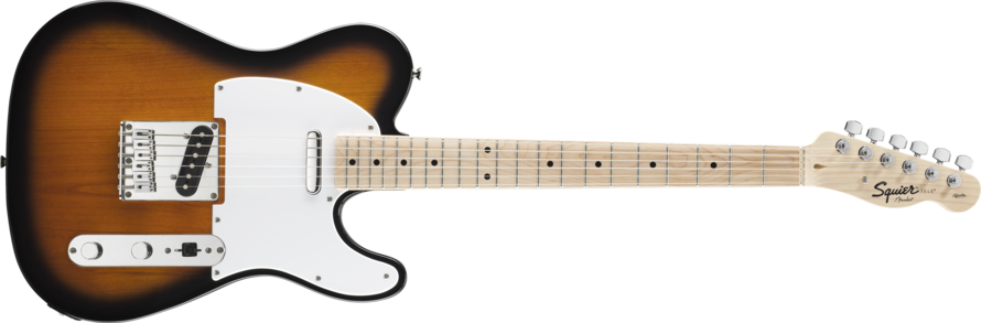 FENDER SQUIER Affinity Telecaster, Maple Fingerboard, 2-Color Sunburst