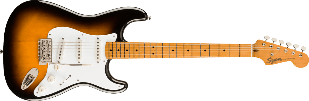 Squier Classic Vibe 50s Stratocaster, Maple Fingerboard, 2-Color Sunburst