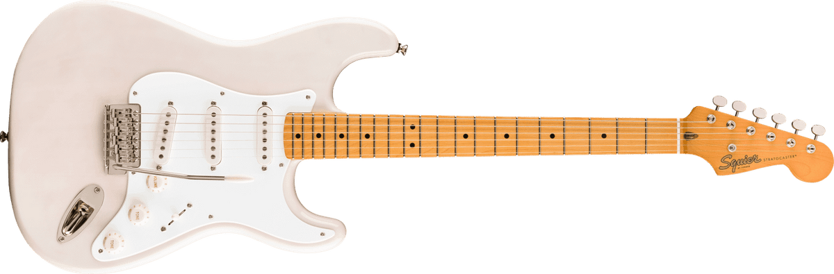 Squier Classic Vibe 50s Stratocaster, Maple Fingerboard, White Blonde 