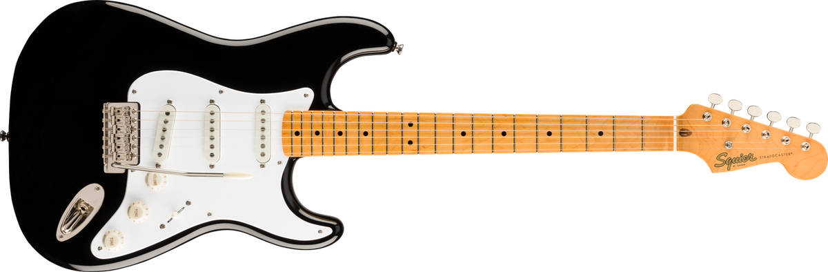 Squier Classic Vibe 50s Stratocaster, Maple Fingerboard, Black
