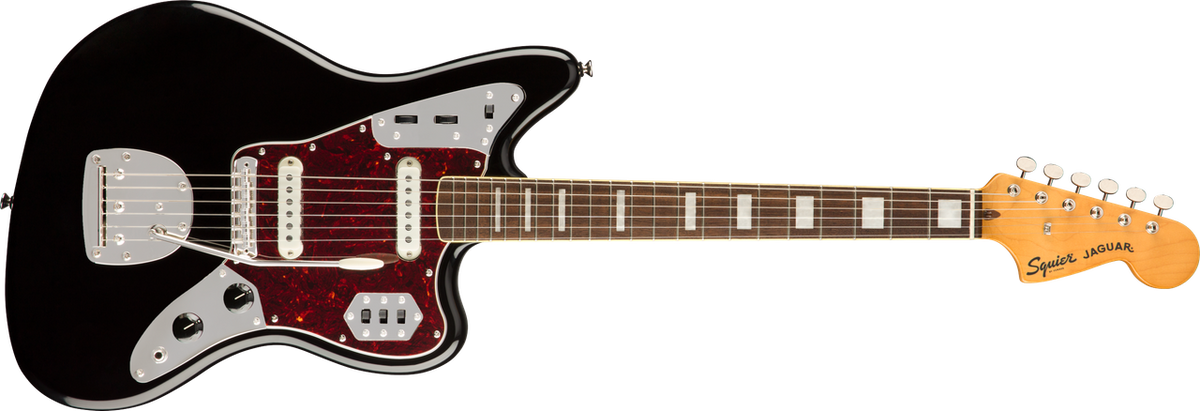 Squier Classic Vibe 70s Jaguar, Laurel Fingerboard, Black