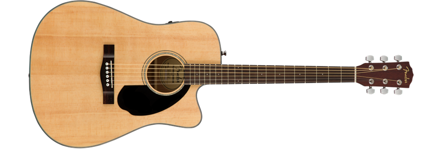 Fender CD-60SCE, Dreadnought , Natural