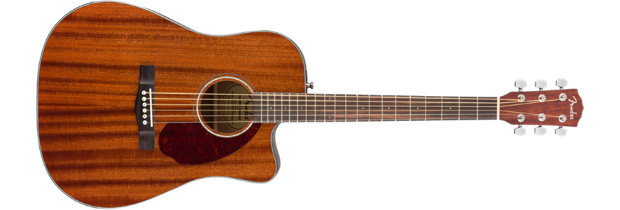 Fender CD-140SCE, Deadnought - All Mahogany