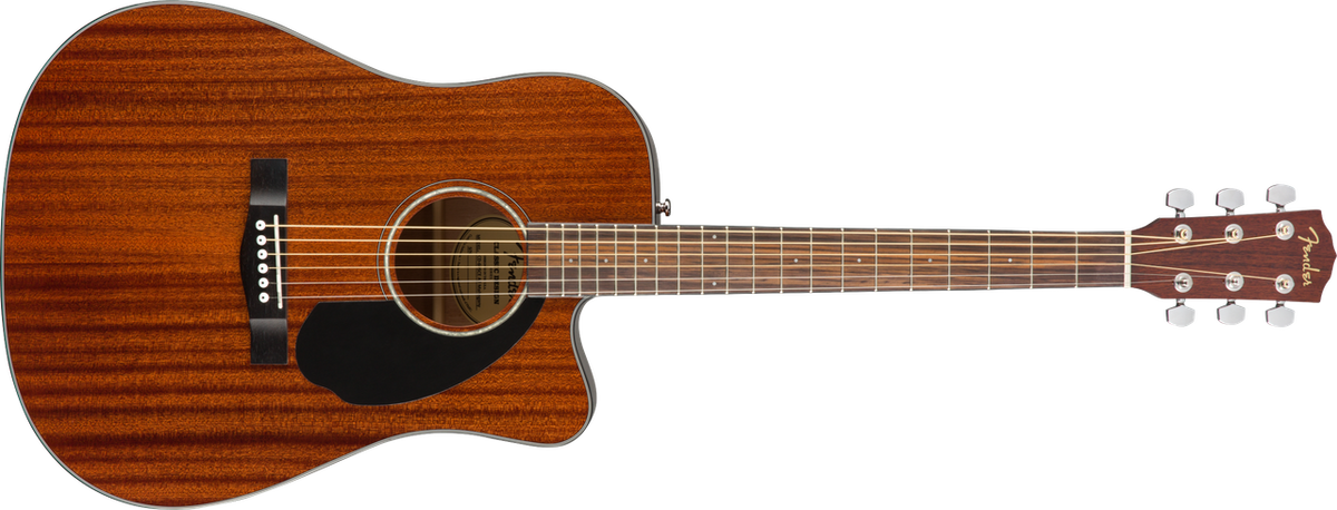 Fender CD-60SCE, Dreadnought All Mahogany