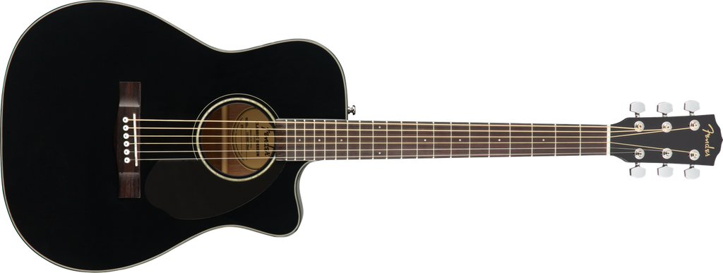 Fender CC-60SCE Concert, Walnut Fingerboard, Black