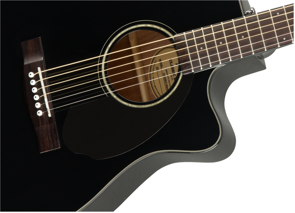 Fender CC-60SCE Concert, Walnut Fingerboard, Black