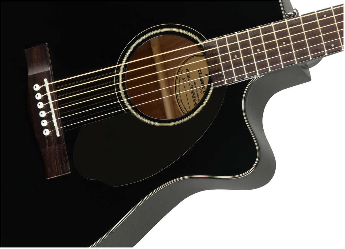 Fender CC-60SCE Concert, Walnut Fingerboard, Black