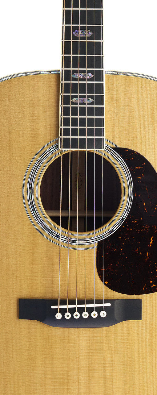 Martin D-41 Standard Series Dreadnought Acoustic Guitar - body and soundhole detail