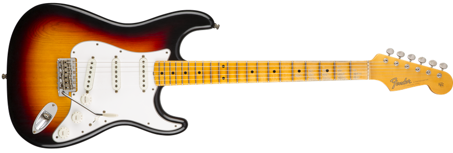 Fender CS Customshop Journeyman Relic Postmodern Stratocaster , Maple Fingerboard, 3-Color Sunburst