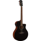 Yamaha APX600FM Thinline Acoustic-Electric Guitar - Flamed Maple Amber, view 4