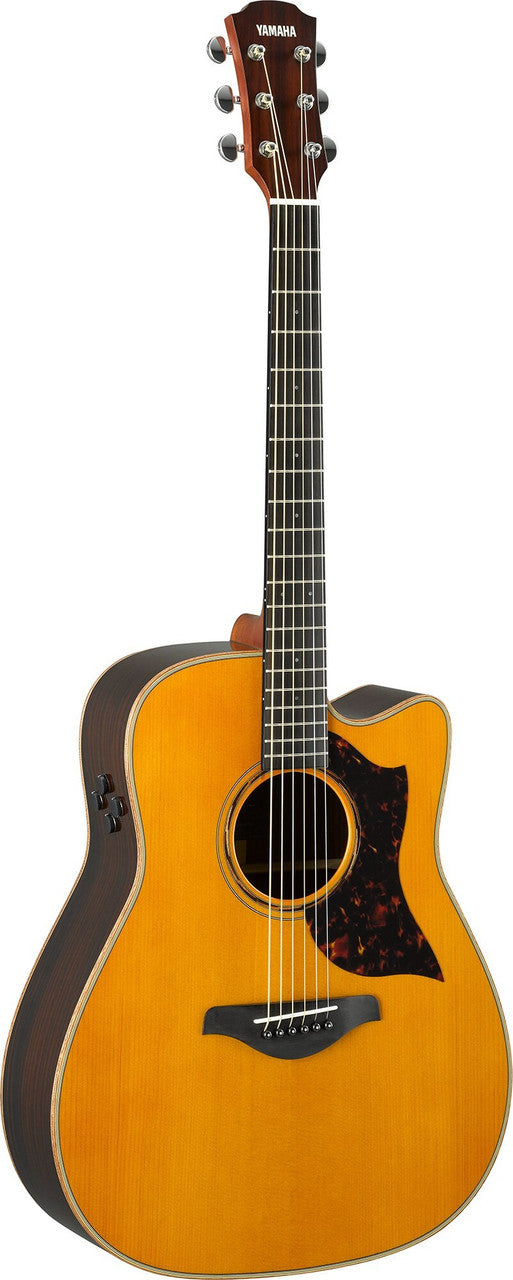 Yamaha A3R ARE Dreadnought Cutaway Acoustic-Electric Guitar - Vintage Natural, view 3