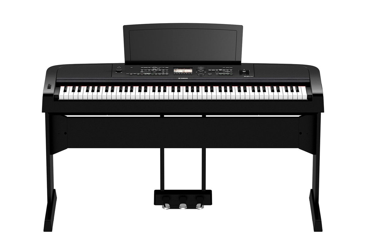 Yamaha DGX-670 88-Key Portable Grand Piano with Stand - Black, view 2