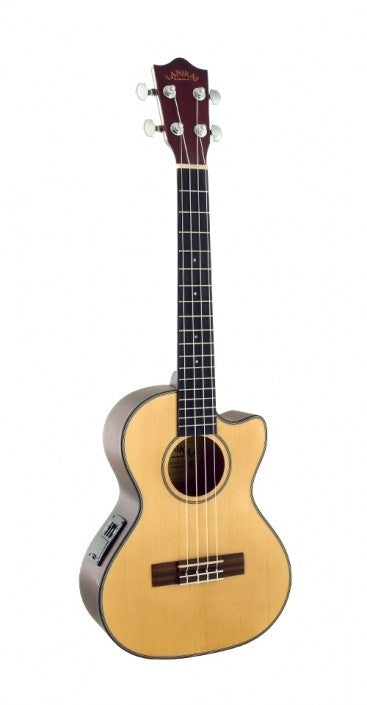 Lanikai Tenor Ukulele Solid Top w/ Kula Pickup