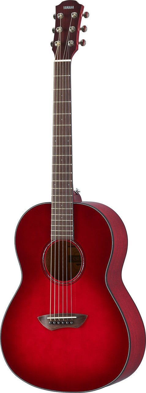 Yamaha CSF1M Parlour Acoustic-Electric Guitar - Tobacco Brown Sunburst, view 4