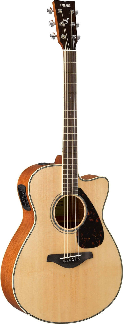 Yamaha FSX820C Concert Cutaway Acoustic-Electric Guitar - Natural, view 4