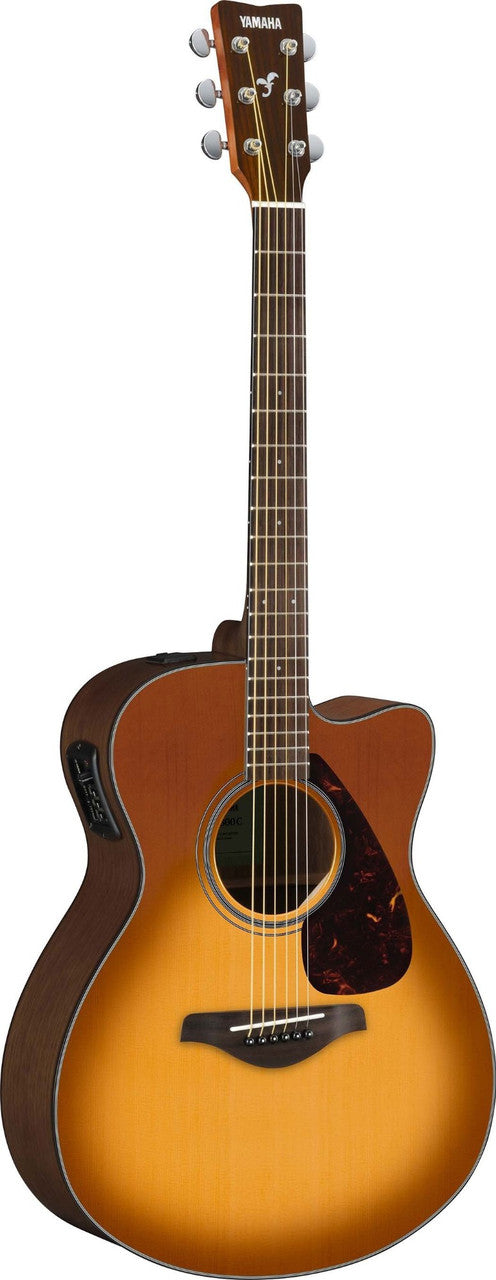 Yamaha FSX800C Concert Cutaway Acoustic-Electric Guitar - Sand Burst