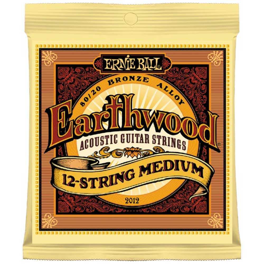 Ernie, Ball, 11-52, Earthwood, Medium, 12-String, Acoustic, Guitar, Strings