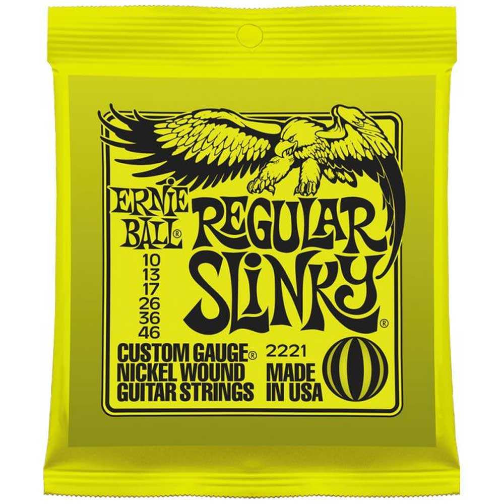 Ernie, Ball, 10-46, Regular, Slinky, Electric, Guitar, Strings