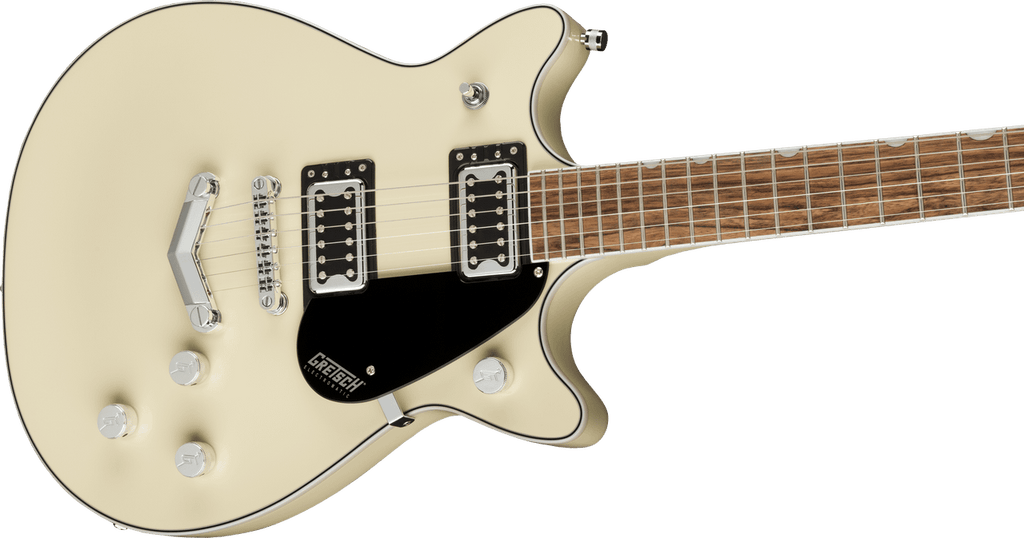G5222 ELECTROMATIC DOUBLE JET BT WITH V-STOPTAIL Laurel Fingerboard, Vintage White (2509310505)