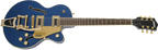 GRETSCH G5655TG ELECTROMATIC CENTER BLOCK JR. SINGLE-CUT WITH BIGSBY AND GOLD HARDWARE AZURE METALLIC