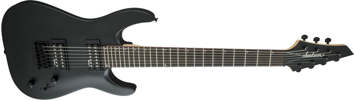 Jackson JS Series Dinky Arch Top JS22-7 DKA HT, Amaranth Fingerboard, Satin Black