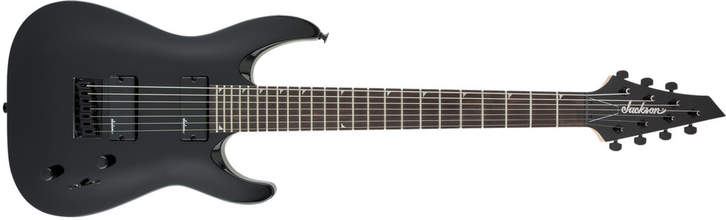 Jackson JS Series Dinky Arch Top JS22-7 DKA HT, Amaranth Fingerboard, Gloss Black