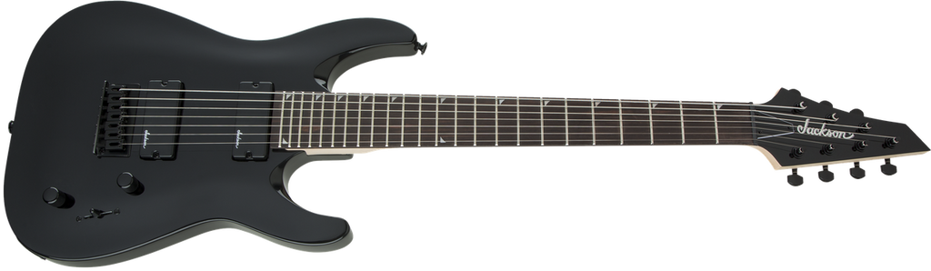 Jackson JS Series Dinky Arch Top JS22-7 DKA HT, Amaranth Fingerboard, Gloss Black