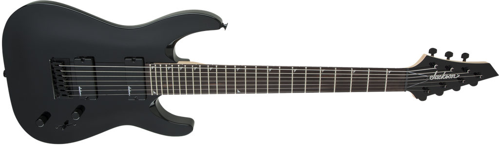 Jackson JS Series Dinky Arch Top JS22-7 DKA HT, Amaranth Fingerboard, Gloss Black