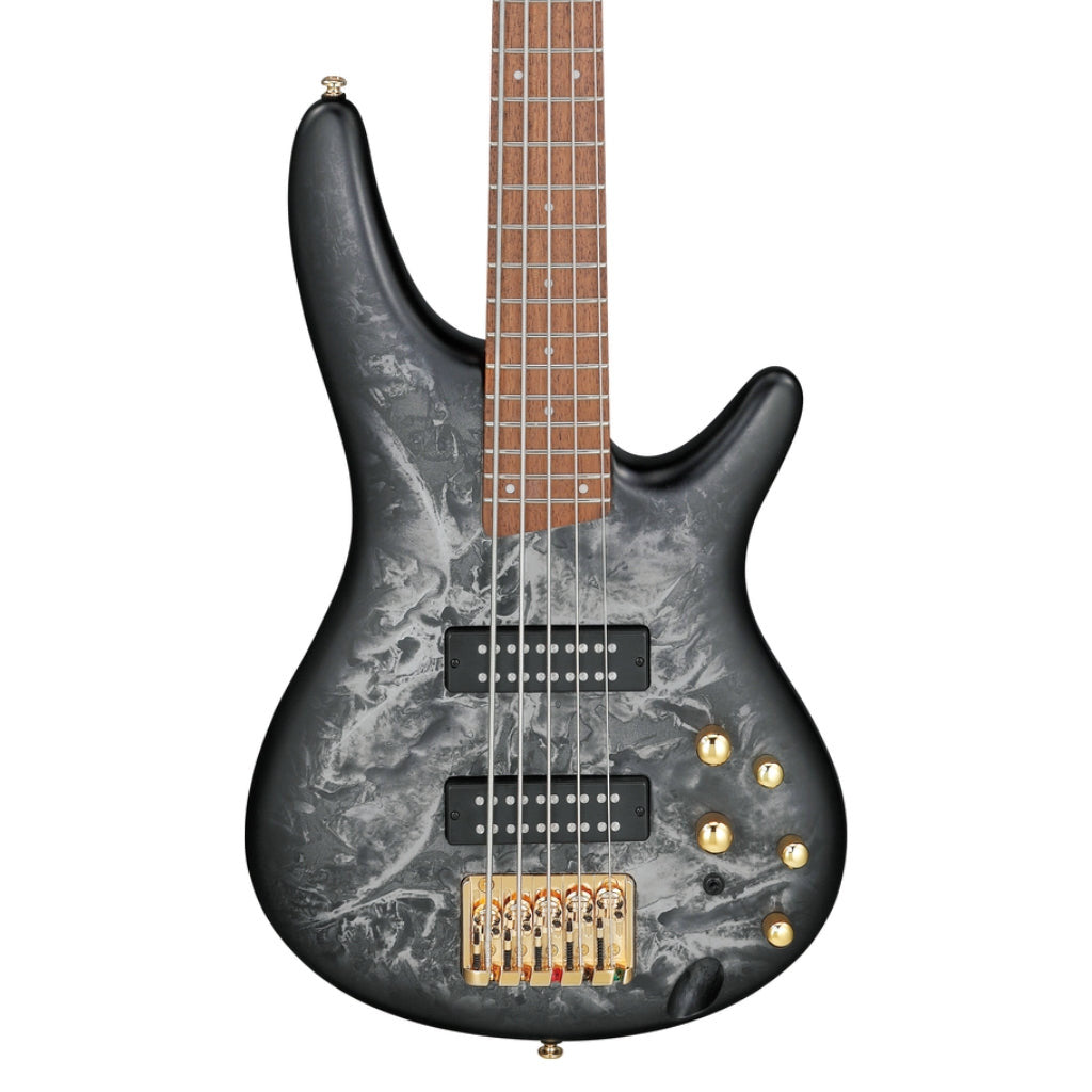 Ibanez SR305EDXBZM 5 String Electric Bass Guitar Black Ice Frozen Matte