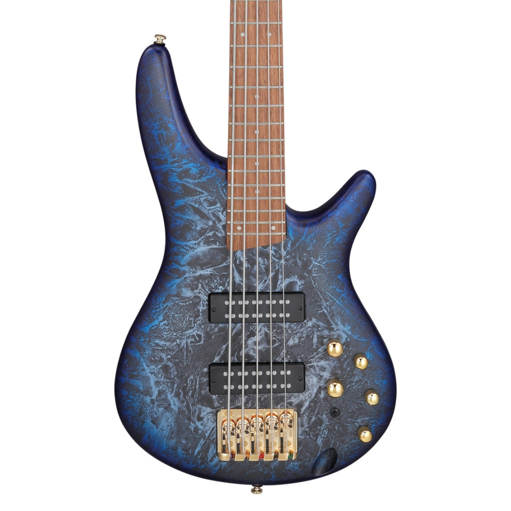 Ibanez SR305EDXCZM 5 String Electric Bass Guitar Cosmic Blue Frozen Matte