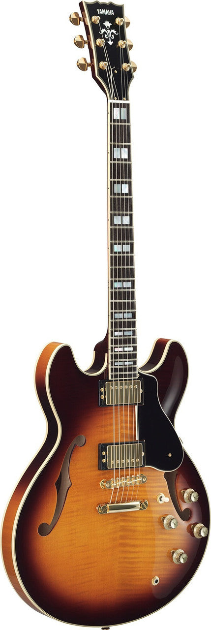 Yamaha SA2200 Semi-Hollow Electric Guitar - Brown Sunburst