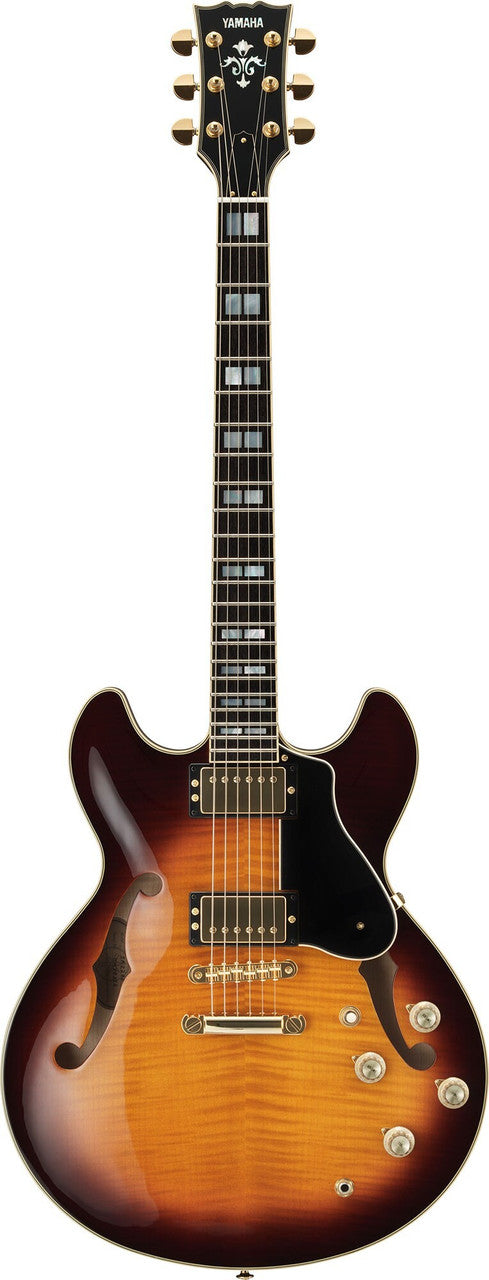 Yamaha SA2200 in Brown Sunburst, back of body and neck