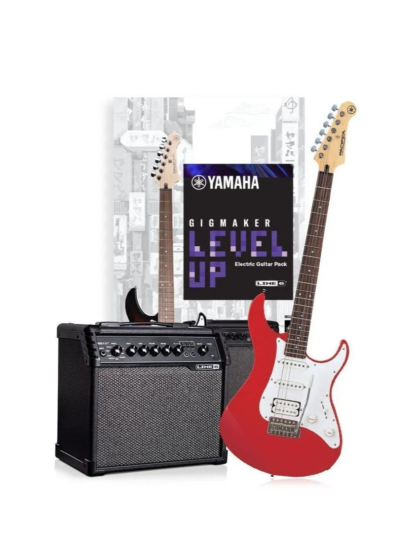 Yamaha Gigmaker Level Up Electric Guitar Package - Red Metallic